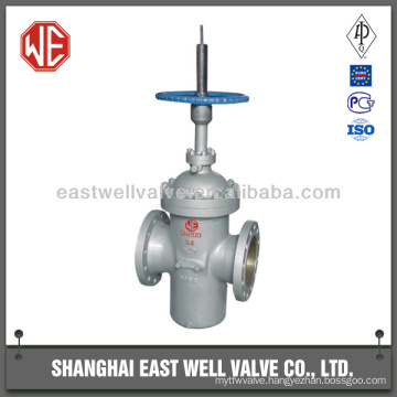 Russian standard double disc flat plate gate valve